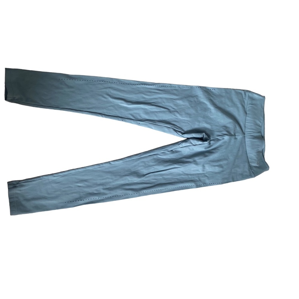 Gymshark Laser Cut Tights BLUE gray smooth airbrush effect size M medium - Picture 4 of 12